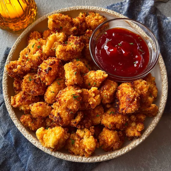 Popcorn Chicken Crispy Bites recipe