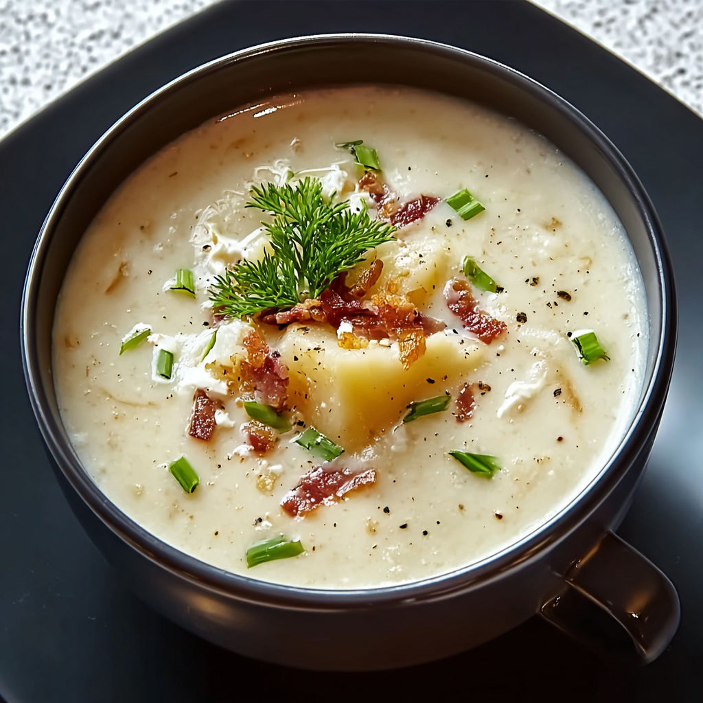 Potato Soup Using Cream Cheese recipe