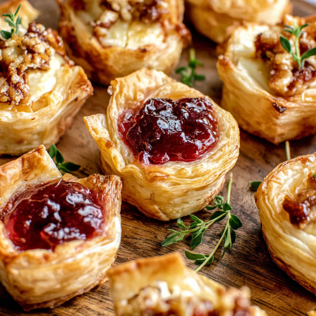 Puff Pastry Brie Bites recipe