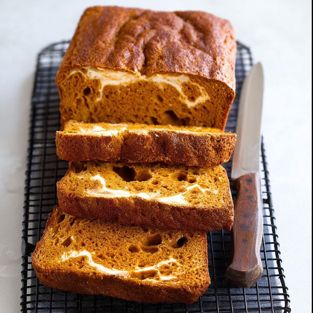 Pumpkin Cream Cheese Bread recipe