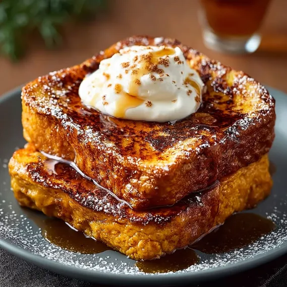 Pumpkin French Toast Breakfast recipe