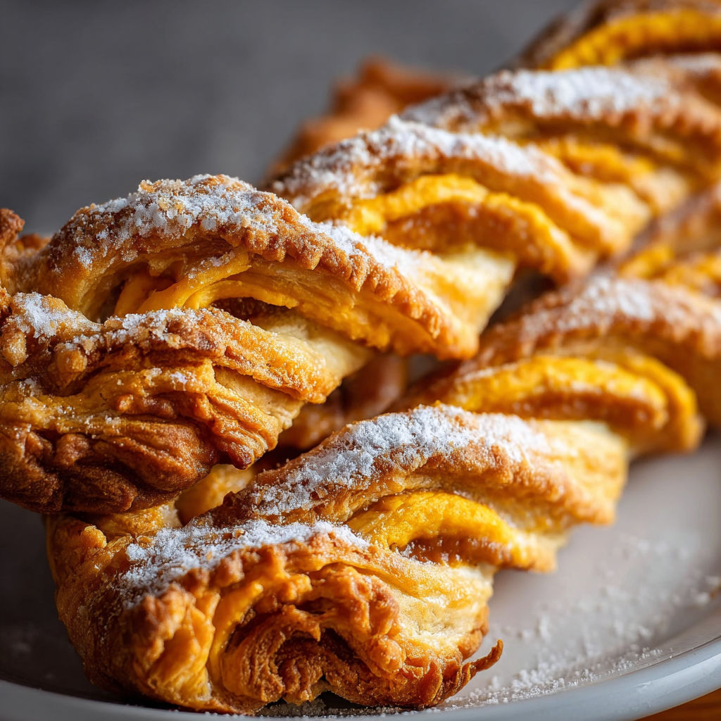 Pumpkin Pie Puff Twists recipe