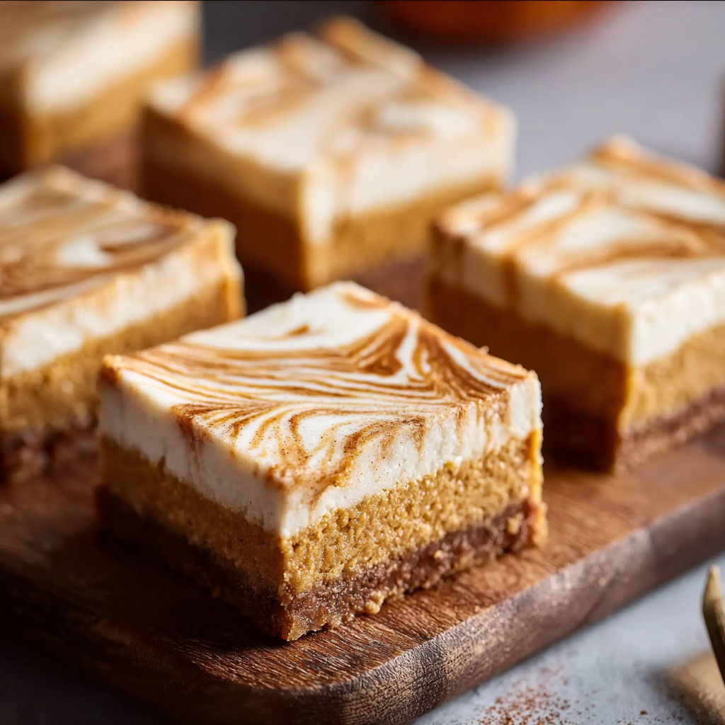 Pumpkin Spice Cheesecake Bars recipe