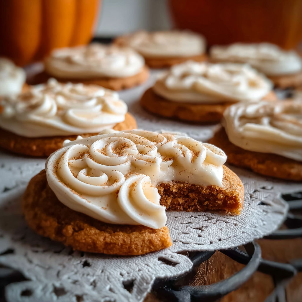 Pumpkin Sugar Cookies Frosting recipe