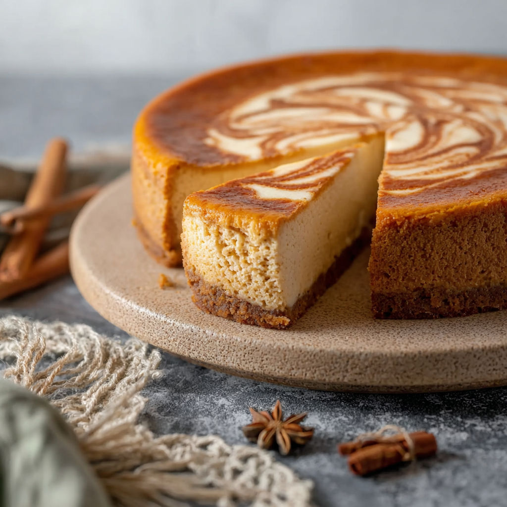Pumpkin Swirl Cheesecake recipe