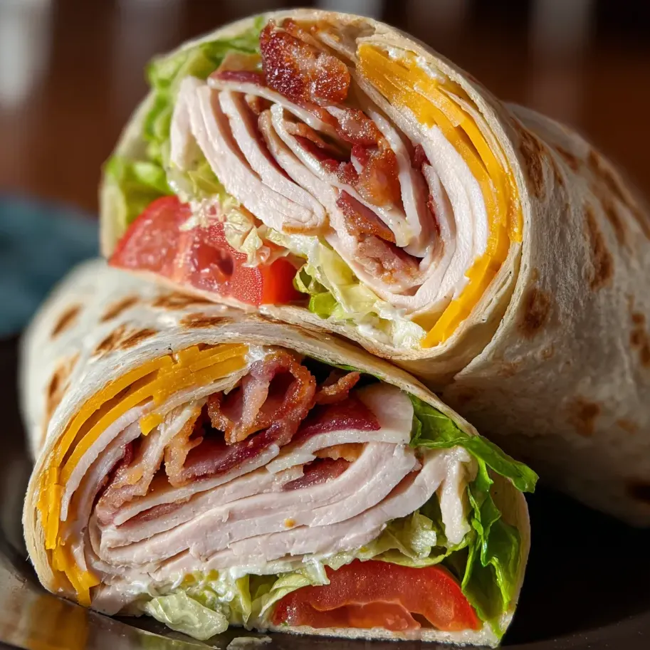 Turkey Club Wrap recipe