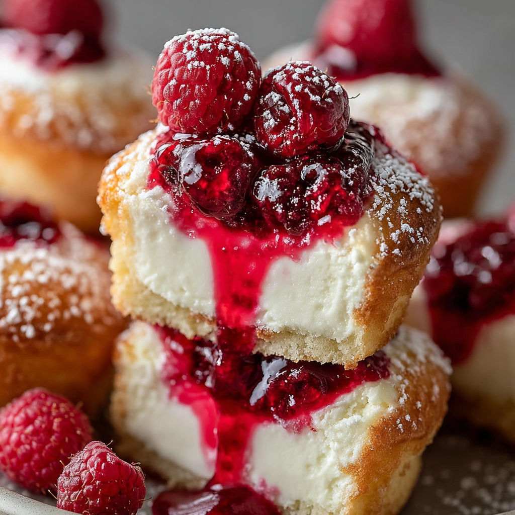 Raspberry Cream Cheese Bites recipe