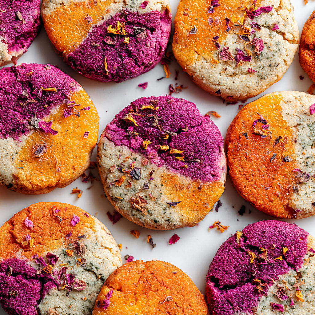 Raspberry Grapefruit Passionfruit Cookies recipe