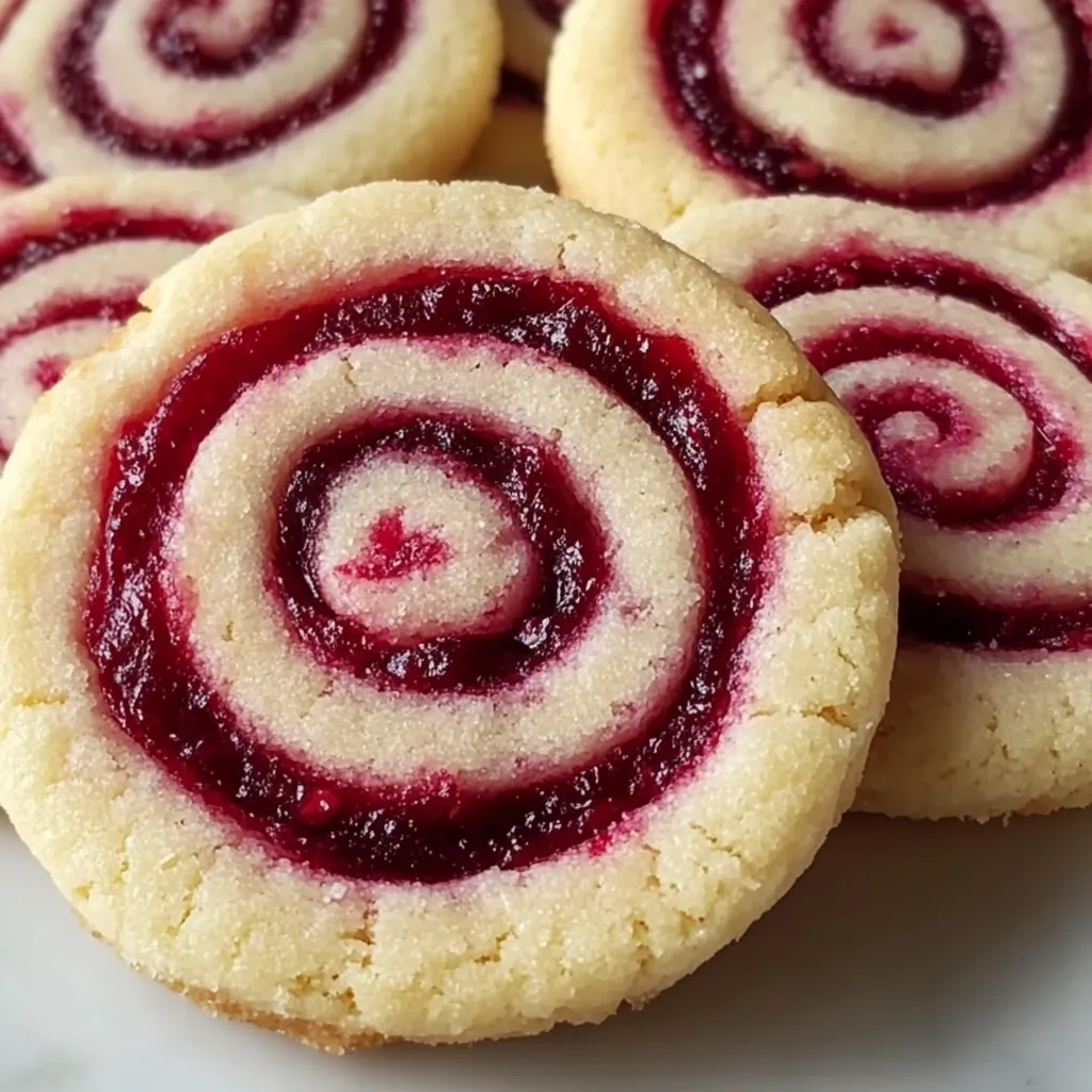 Raspberry Swirl White Chocolate Cookies recipe