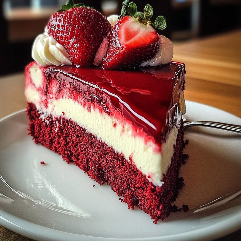 Red Velvet Strawberry Delight recipe