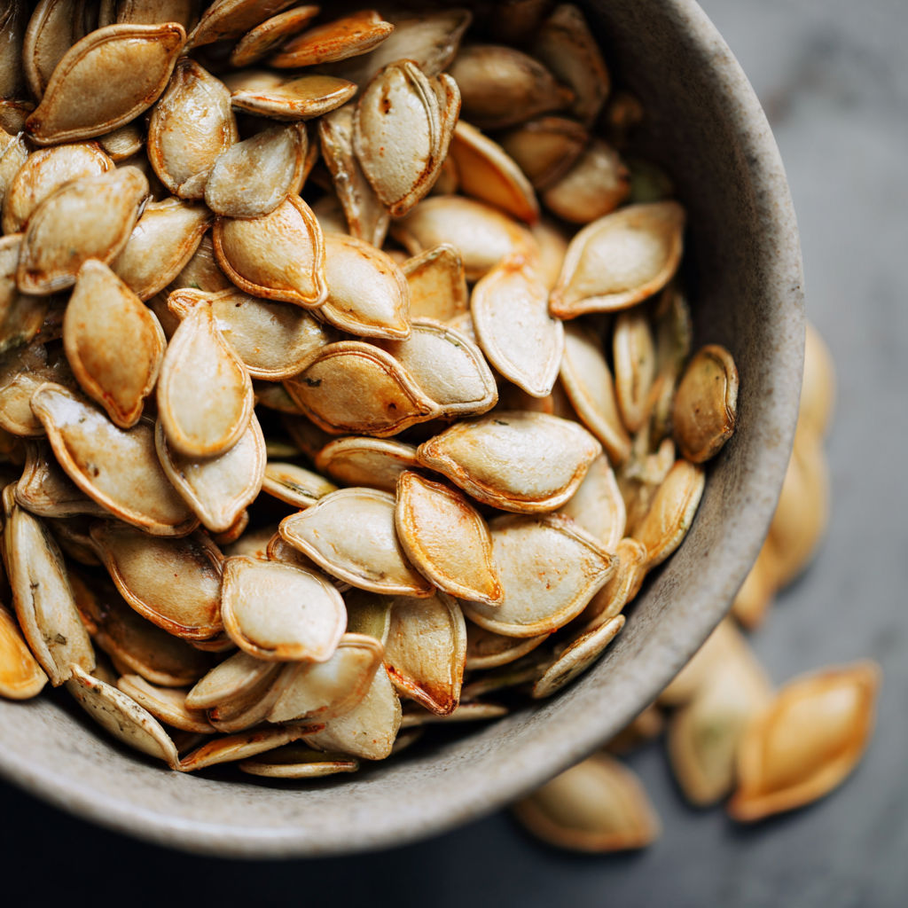 Roasted Salted Pumpkin Seeds recipe