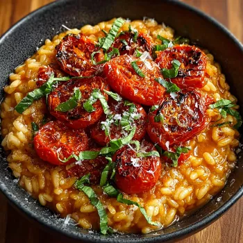 Roasted Tomato Creamy Risotto recipe