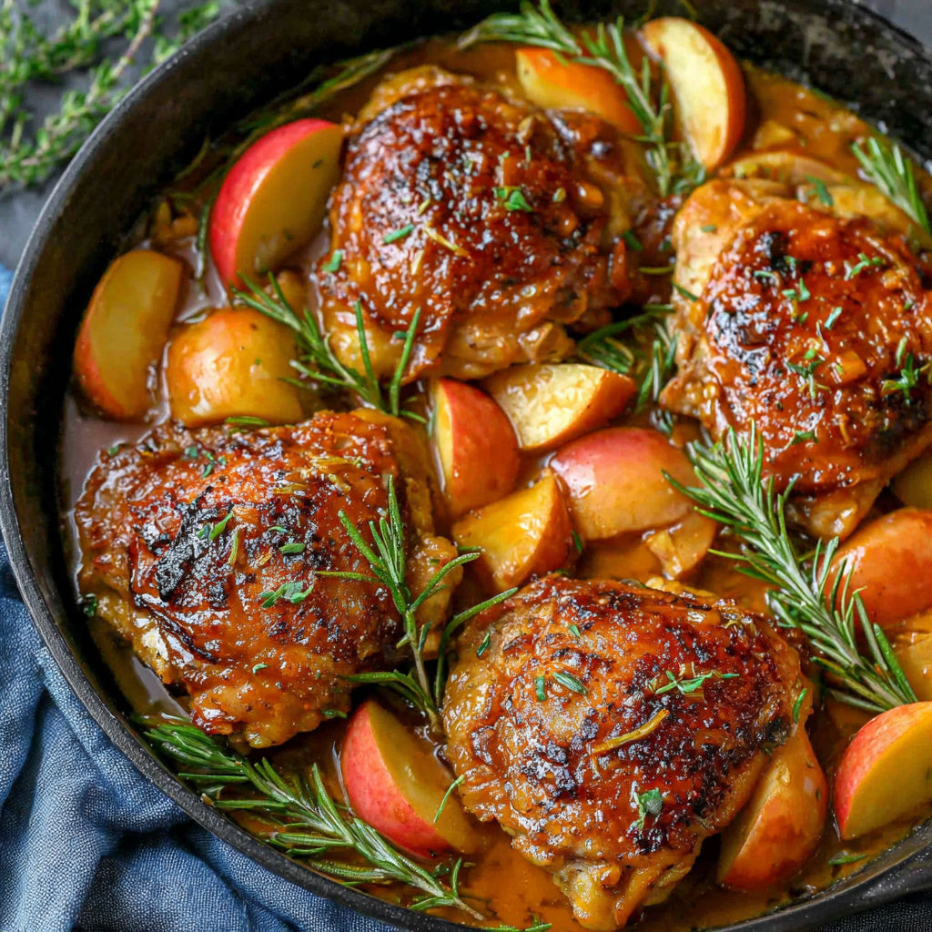 Rosemary Apple Cider Chicken recipe