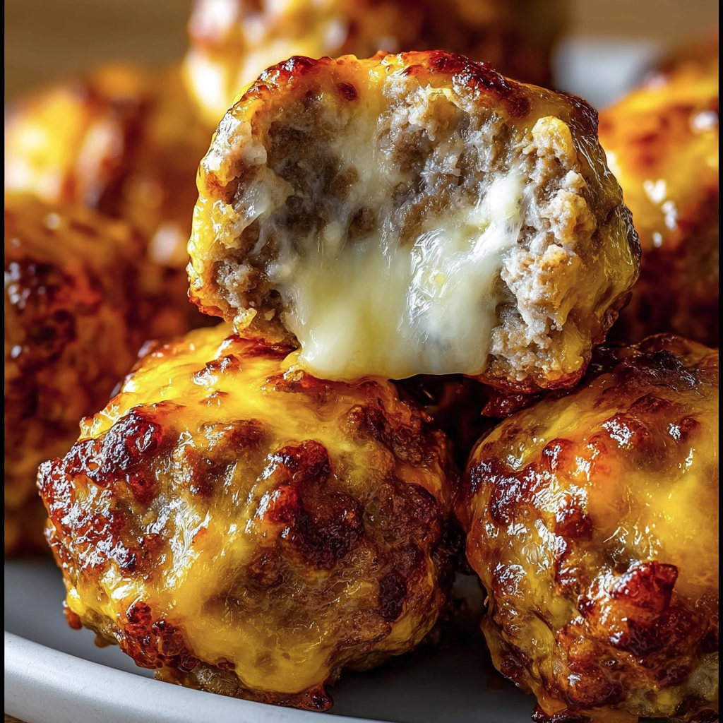 Rotel Cream Cheese Sausage Balls recipe