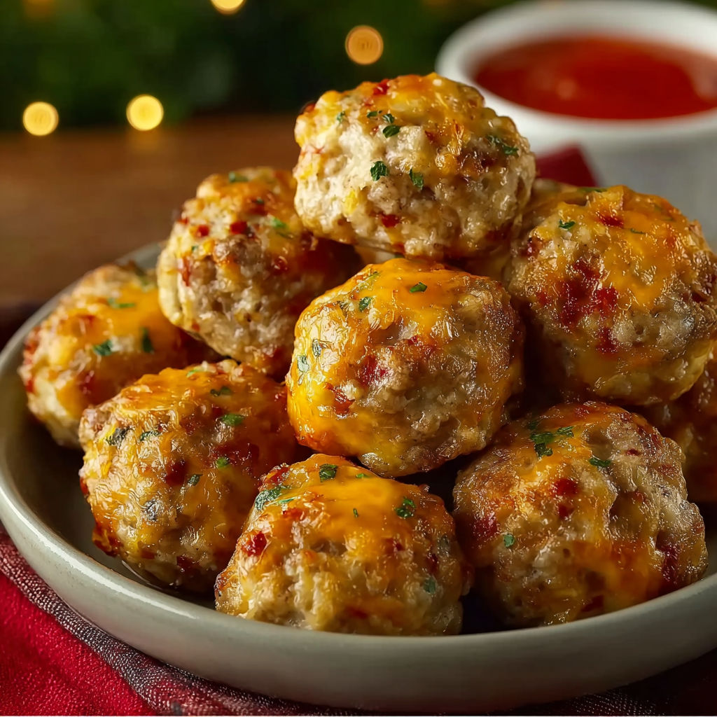 Rotel Sausage Balls Snack recipe