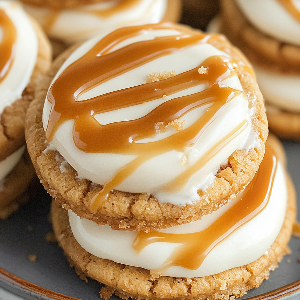 Salted Caramel Cheesecake Cookies recipe