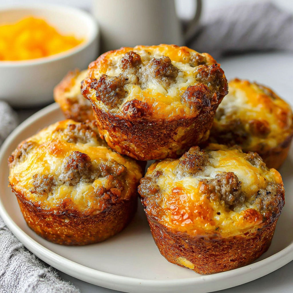 Sausage Breakfast Muffins Savory recipe