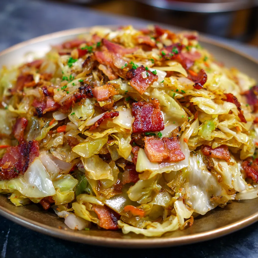 Savory Sizzle Cabbage Skillet recipe