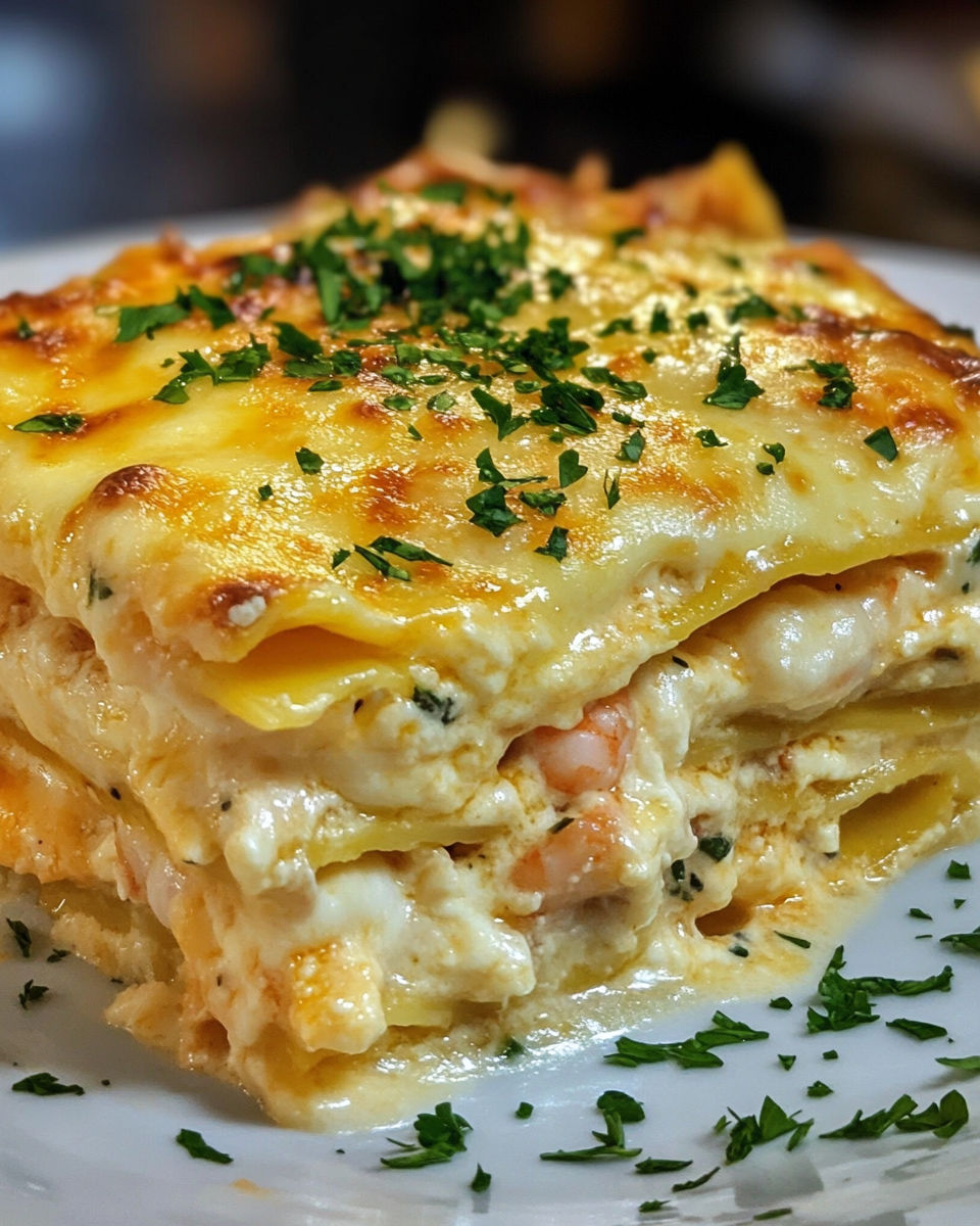 Seafood Lasagna Shrimp Crab recipe