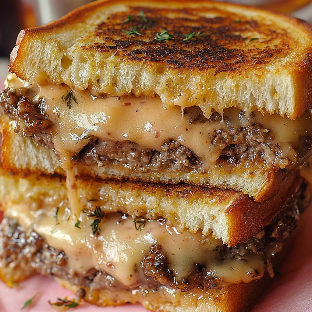 Tangy Patty Melt Treat recipe