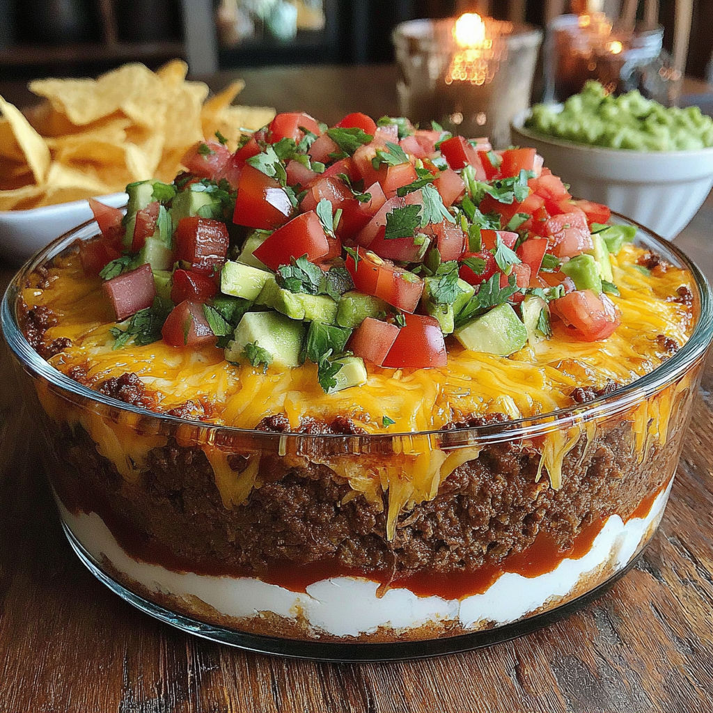 Seven Layer Taco Dip recipe
