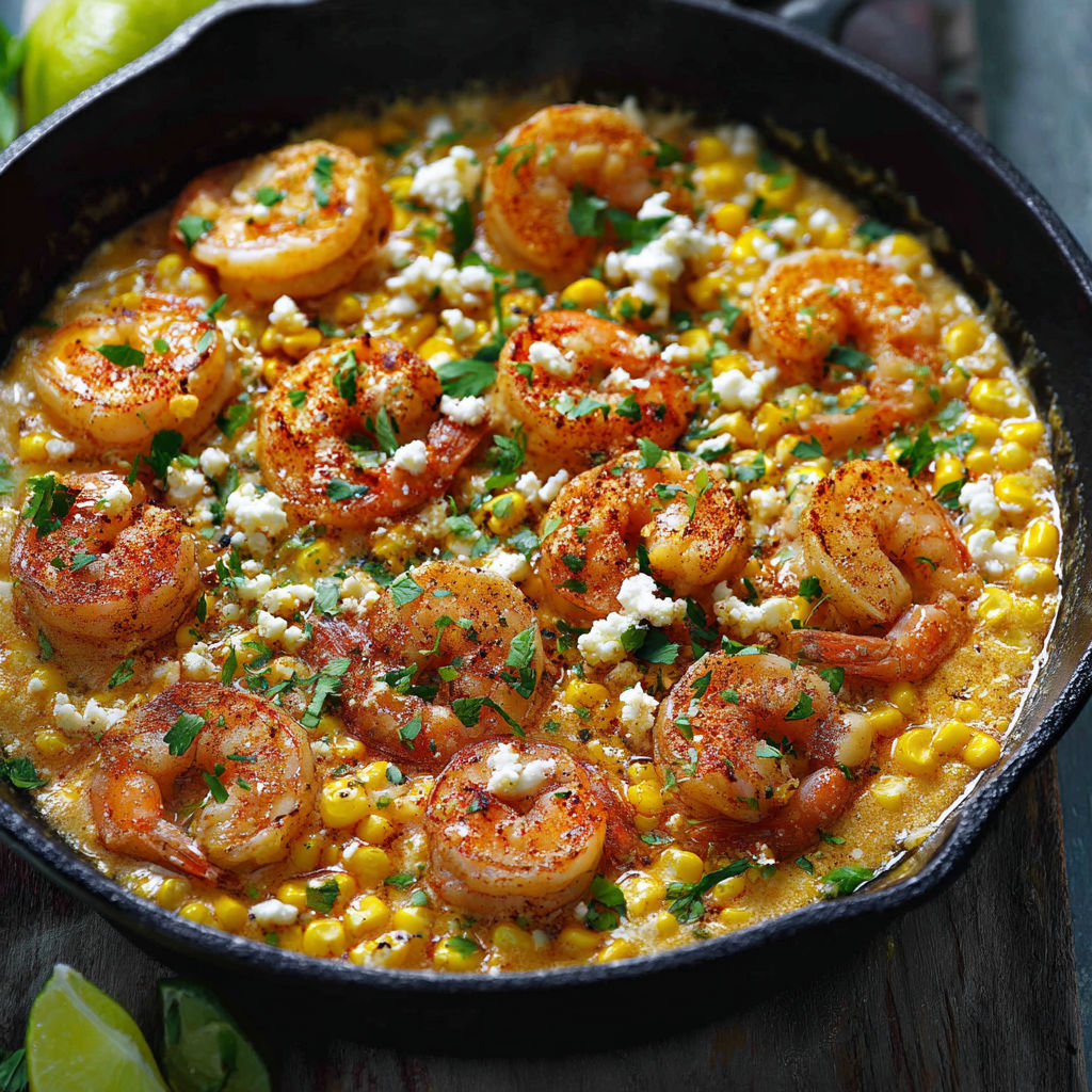 Shrimp and Creamed Corn recipe
