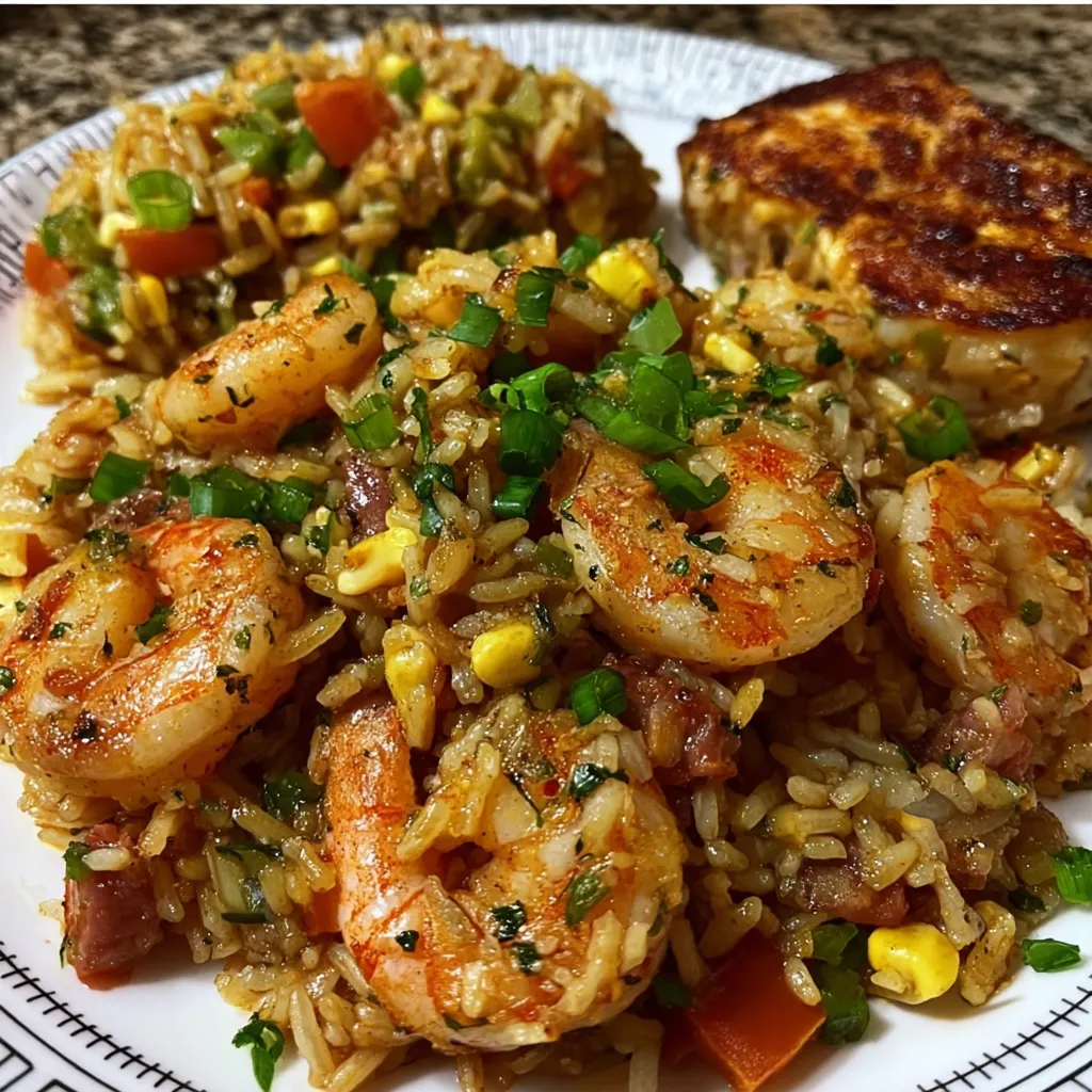 Shrimp Dirty Rice Bowl recipe