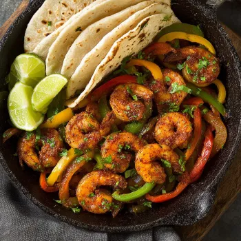 Shrimp Fajitas Mexican Night recipe