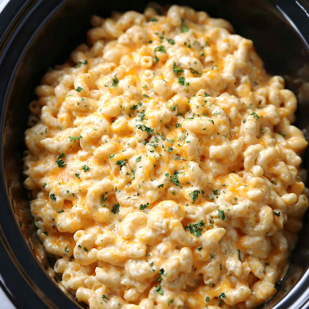 Slow Cooker Four Cheese Mac recipe