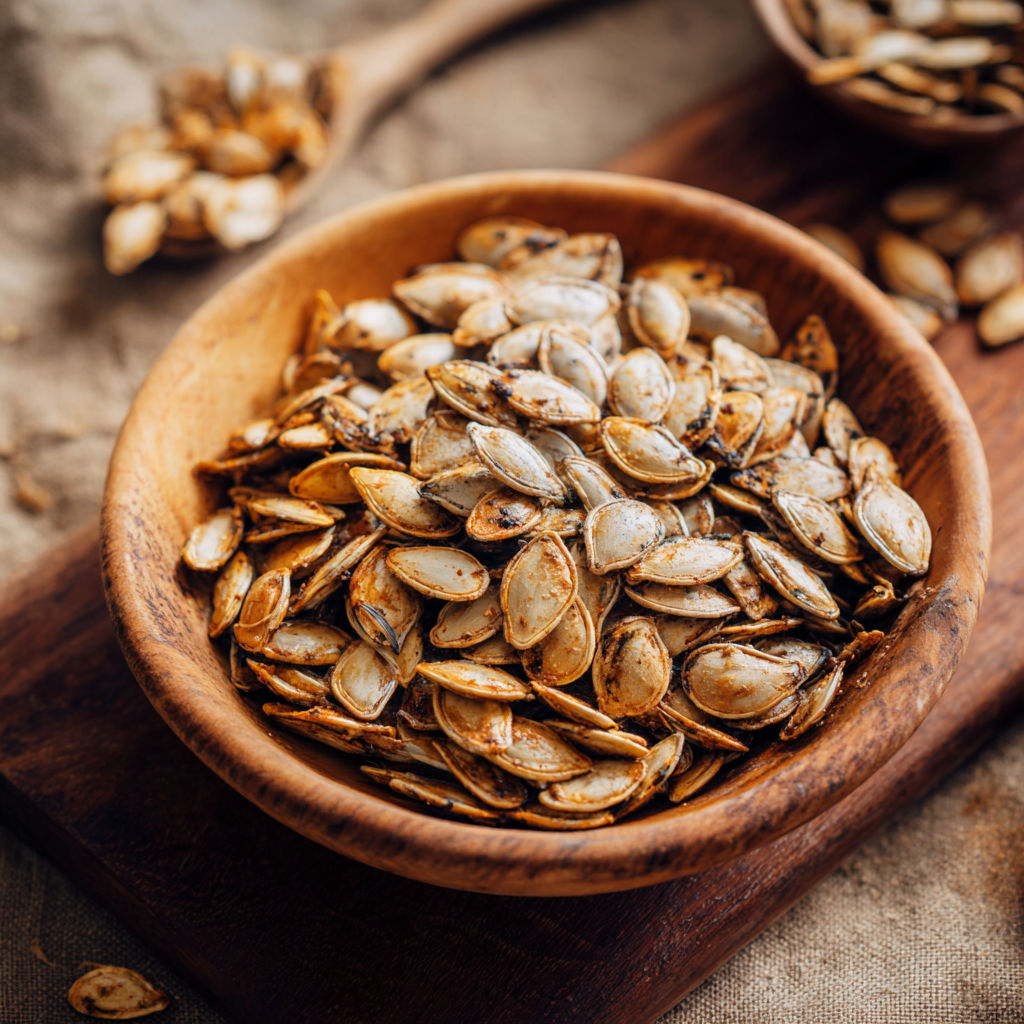 Slow Roasted Pumpkin Seeds recipe