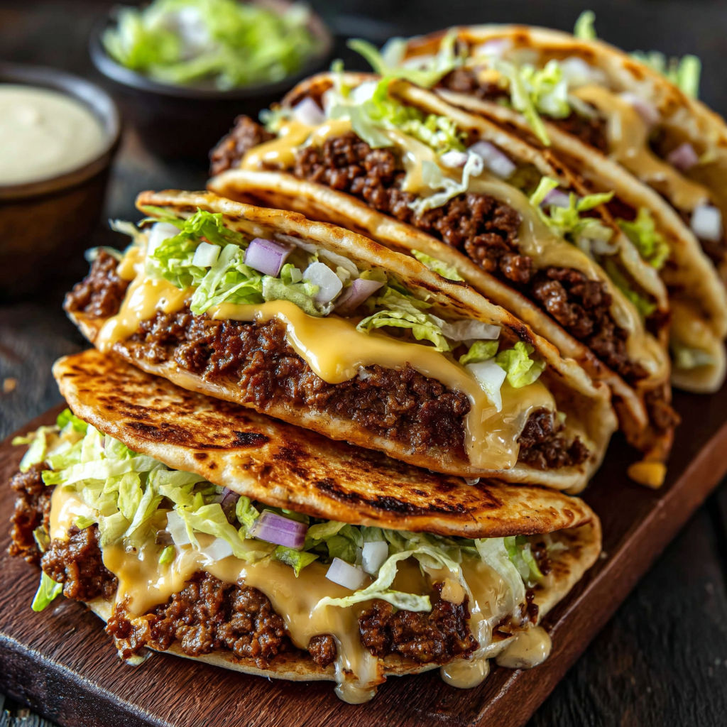 Smash Burger Tacos Modern Style recipe