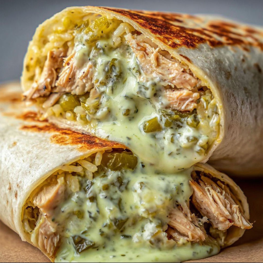 smoked chicken green chile burrito recipe