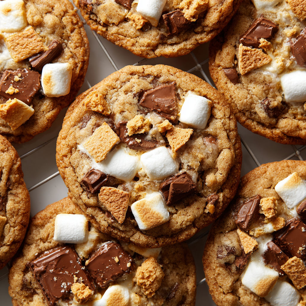 Smores Cookies Brown Butter recipe