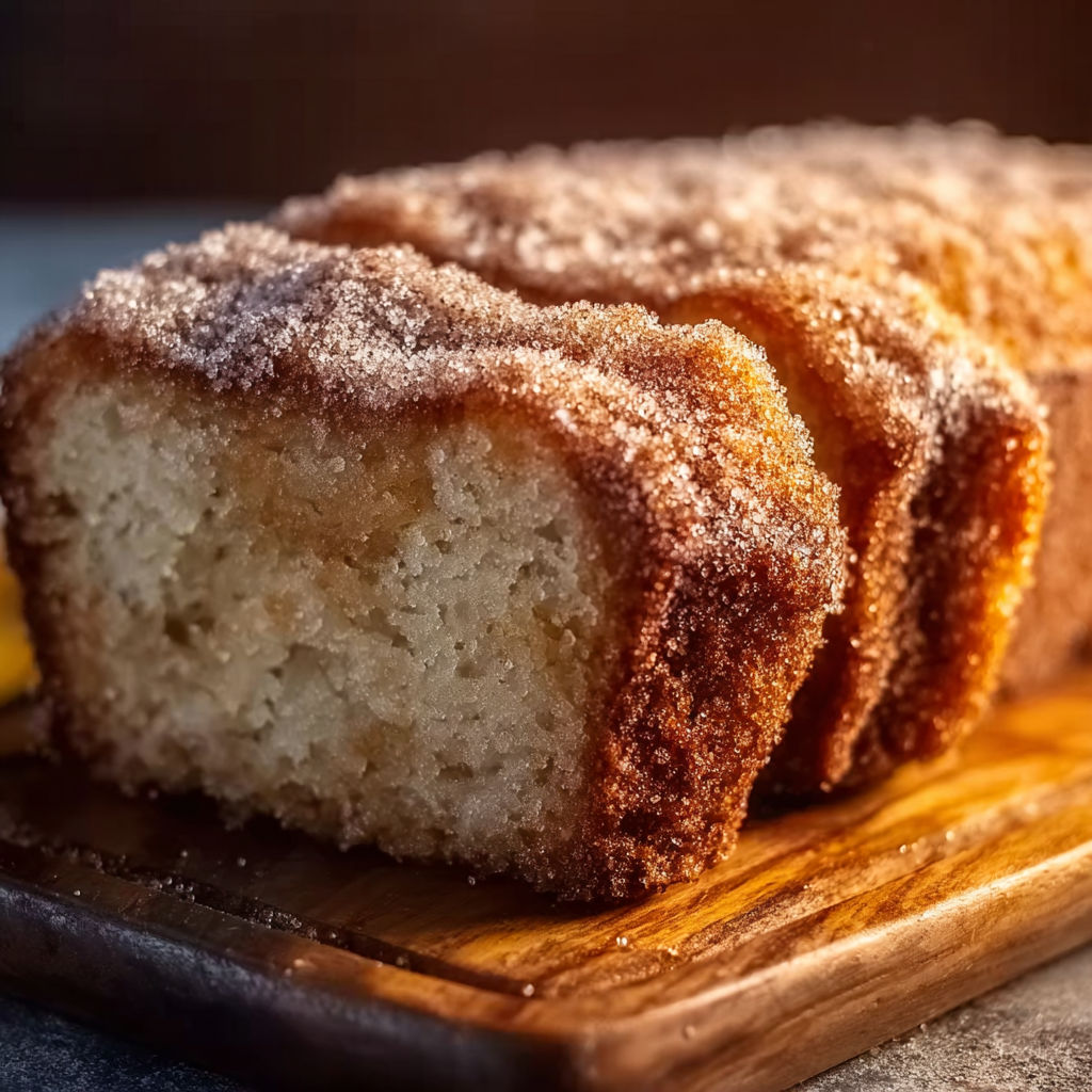 Spiced Apple Cider Donut Loaf recipe