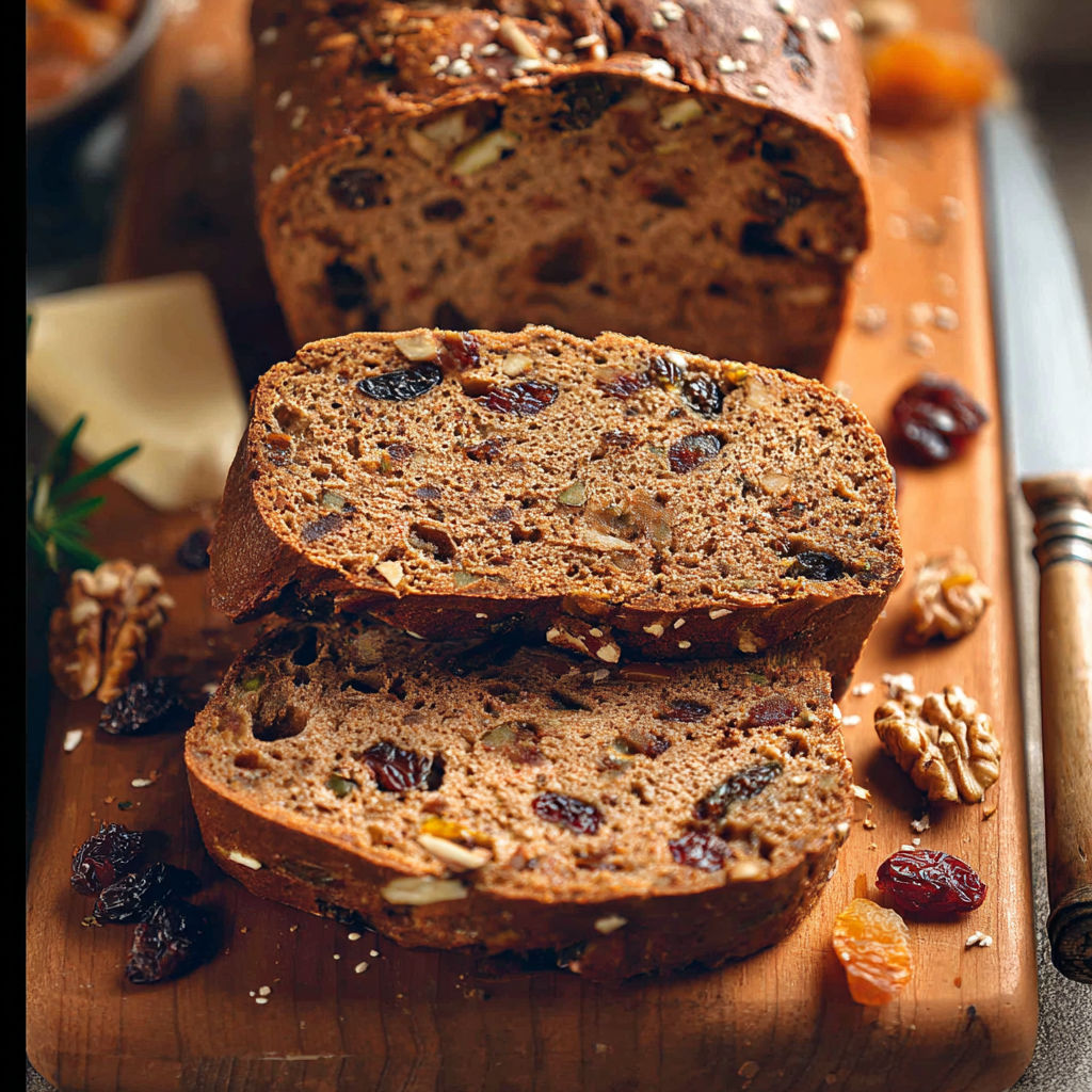 Spiced Christmas Bread with Nuts recipe