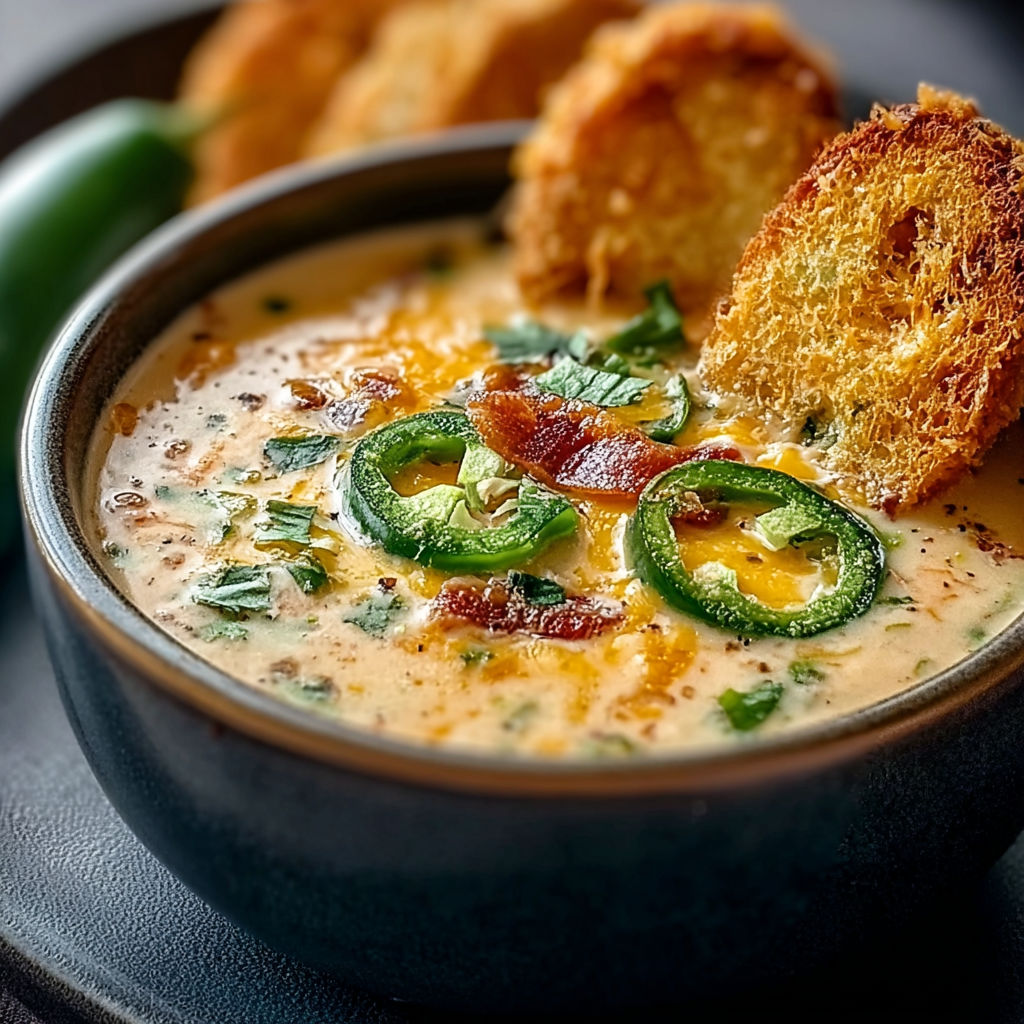 Spicy Jalapeño Popper Soup recipe