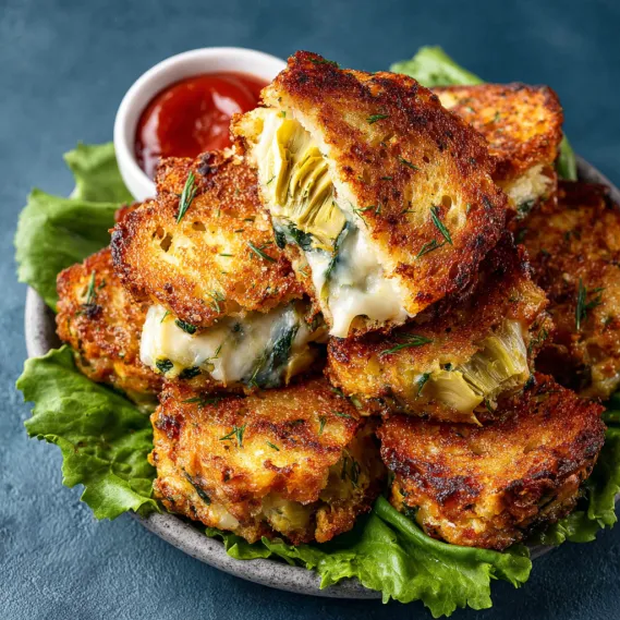 Spinach Artichoke Grilled Cheese recipe