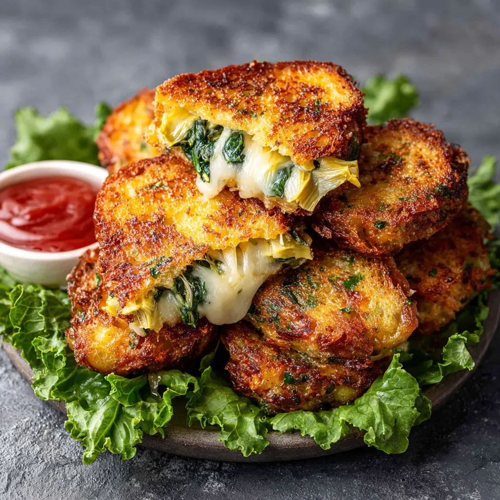 Spinach Artichoke Grilled Cheese recipe
