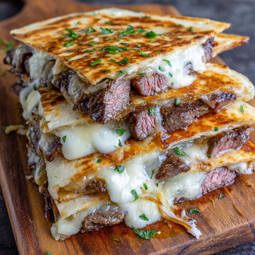 Steak & Cheese Quesadillas recipe