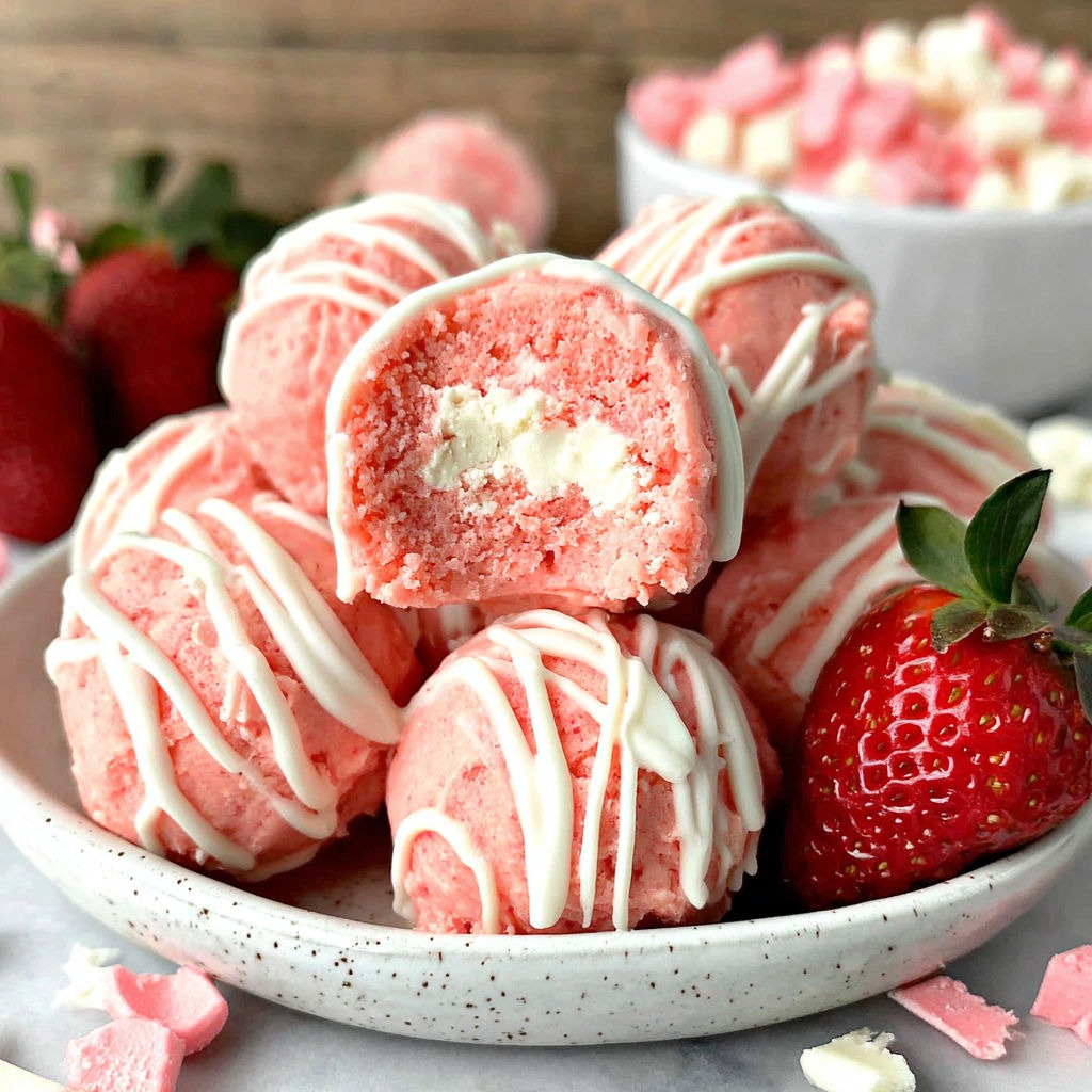 Strawberry Cheesecake Bites recipe