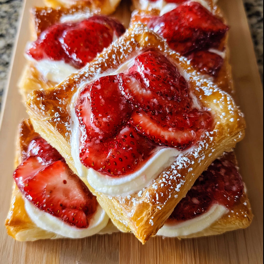 Strawberry Cream Cheese Danish recipe