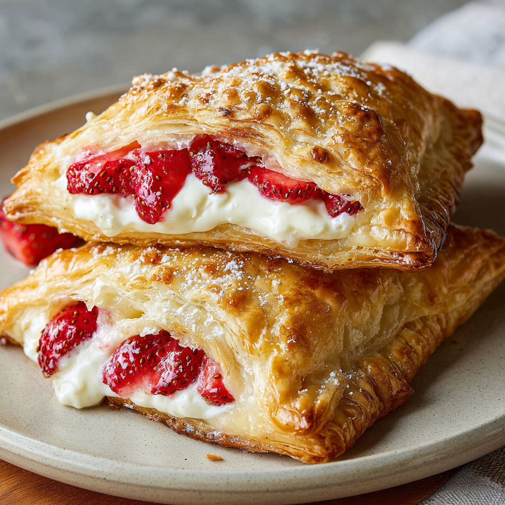 Strawberry Cream Cheese Turnovers recipe