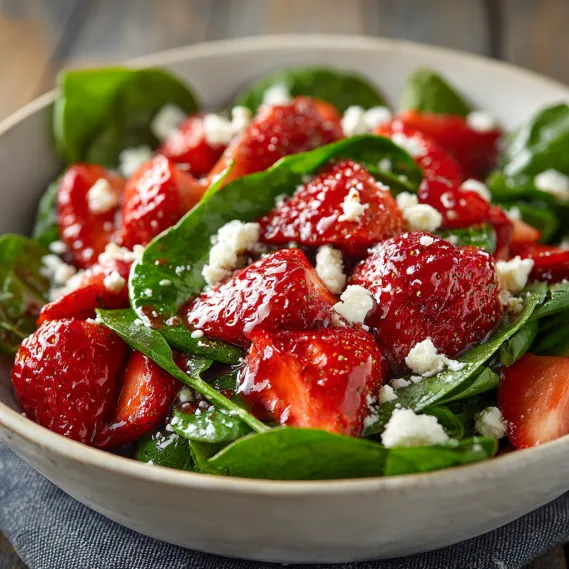 Mastering Strawberry Feta Spinach recipe