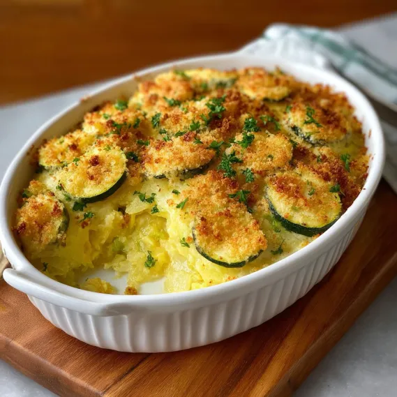 Summer Squash Casserole Bake recipe