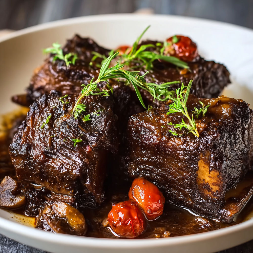Super Tender Crockpot Short Ribs recipe