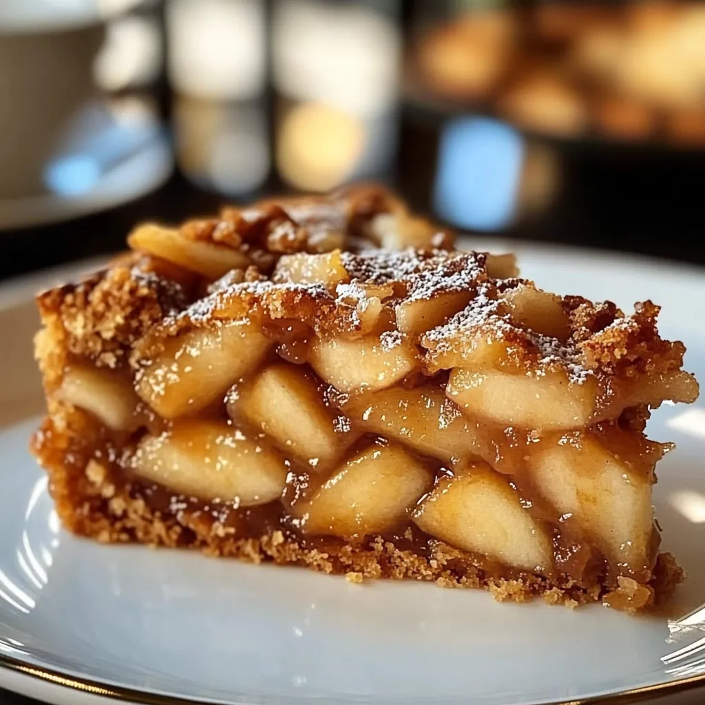 Swedish Apple Cake Caramel recipe