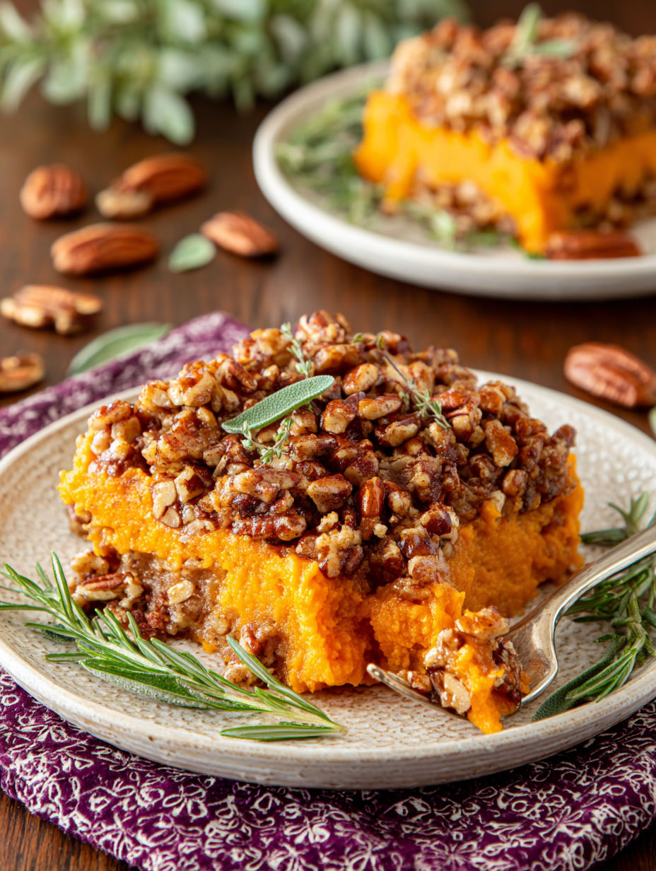 Sweet Potato Casserole Pecan recipe