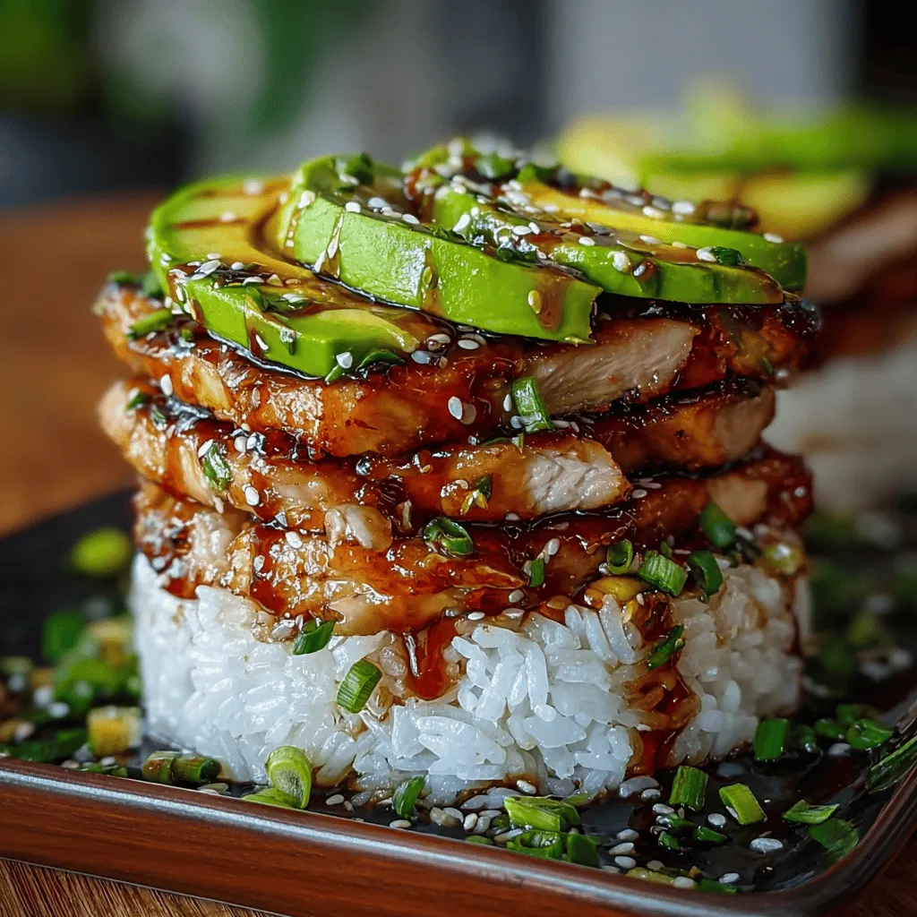 Chicken with Avocado Rice recipe