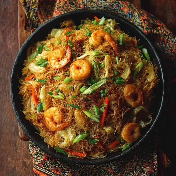 Traditional Pancit Bihon Noodles recipe