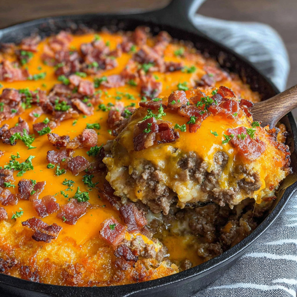 Low-Carb Turkey Bacon Cheeseburger recipe